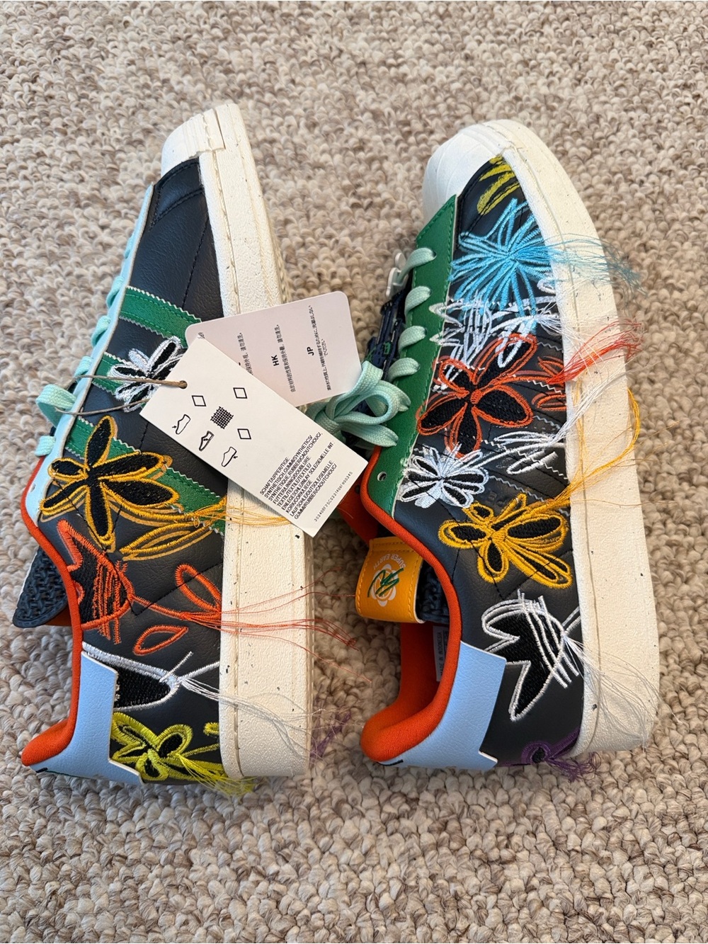 adidas super earth Sneakers – Green/Black/Orange - Picture 3 of 5